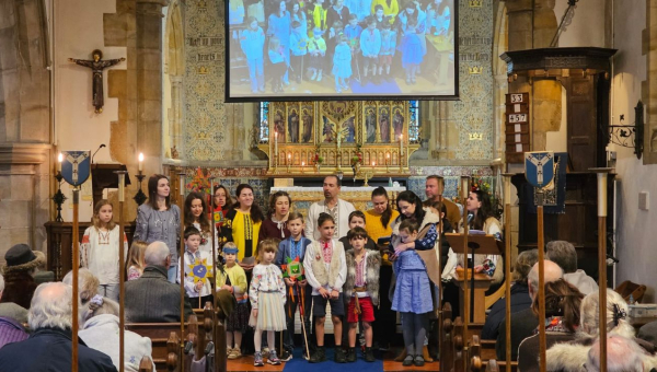 Ukrainian Hearts and Proud to be Ukrainian volunteer groups support Leleka’s frontline medics after the Ukrainian Christmas Fair in Lewes  